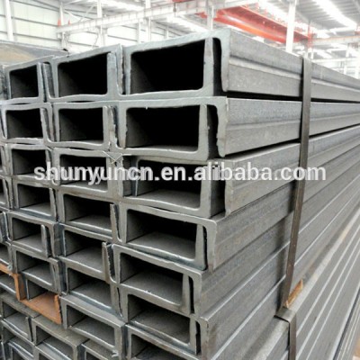 Hot Rolled channel steel bar with grade ASTM A36 A572 also called u beam for project material