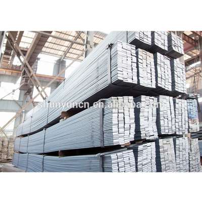 S235JR S355JR Q235B SS400 hot rolled steel flat bar with round edge