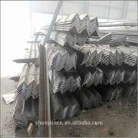 hot Rolled steel angle with grade EN S235JR S35 iron bar for construction application from shanghai supplier of china