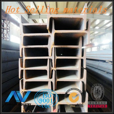 Hot Rolled ASTM Standard A366 IPN 500 steel i beam . steel beam H beam for bridges from shanghai factory supplier