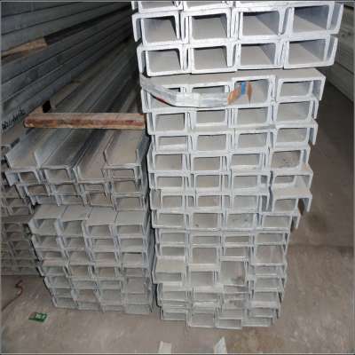 C section profile Q235 galvanized U shape steel Channel