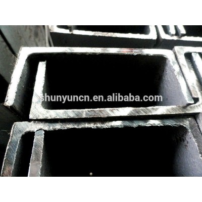 China factory directly supply black finish stainless steel c channel steel c purlin with ISO Certification